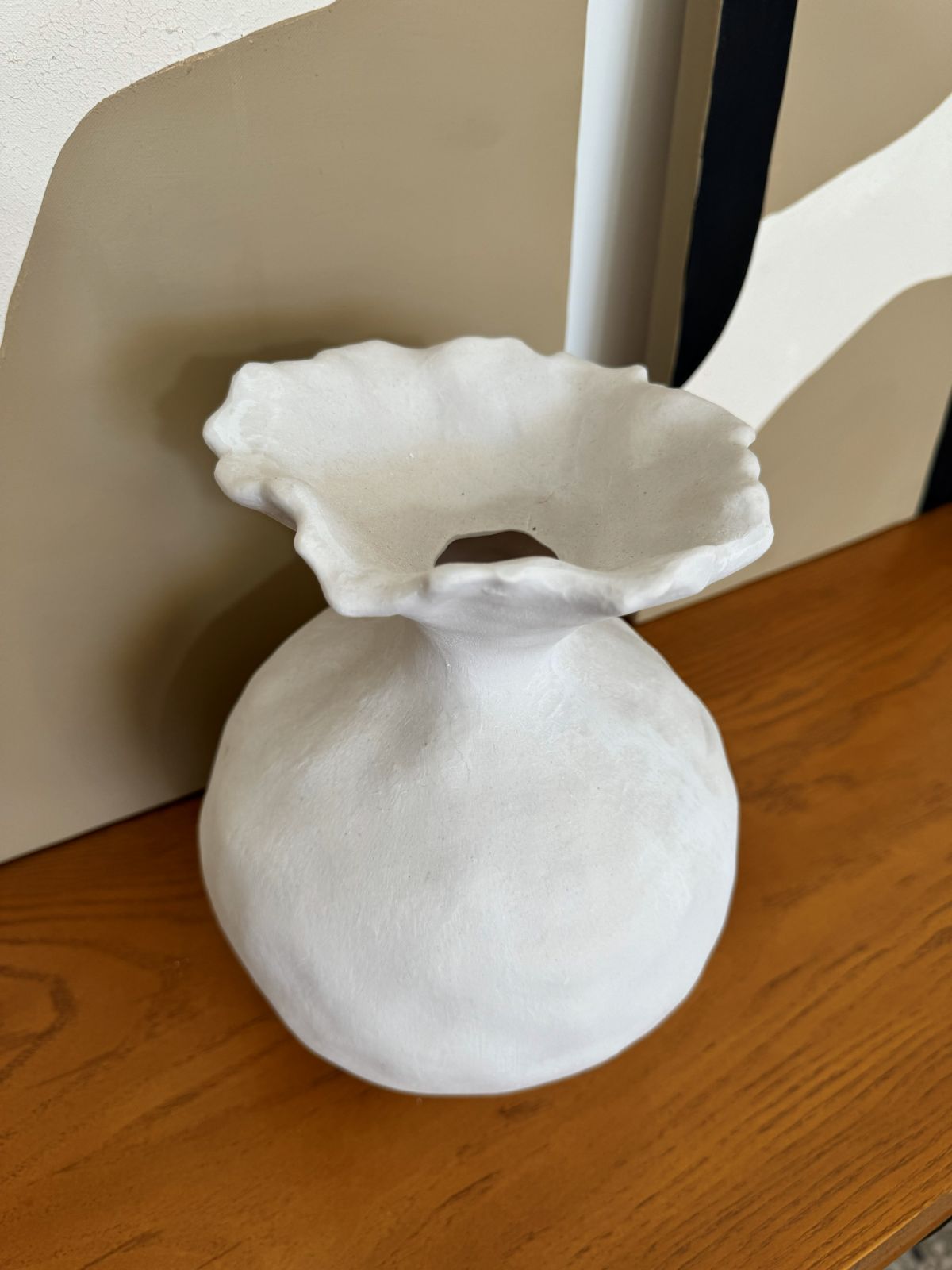 گلدان لب چین کوزه ای