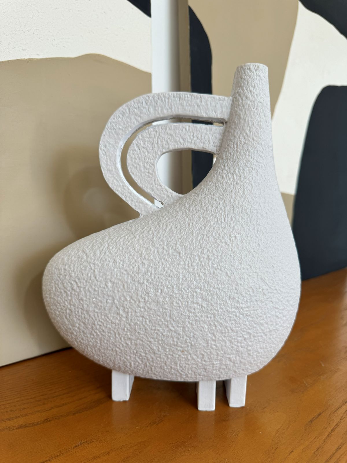 گلدان تکسچری پایه دار