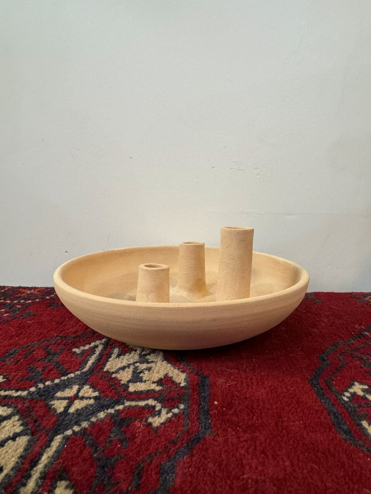 شمعدان کاسه ای سه شعله