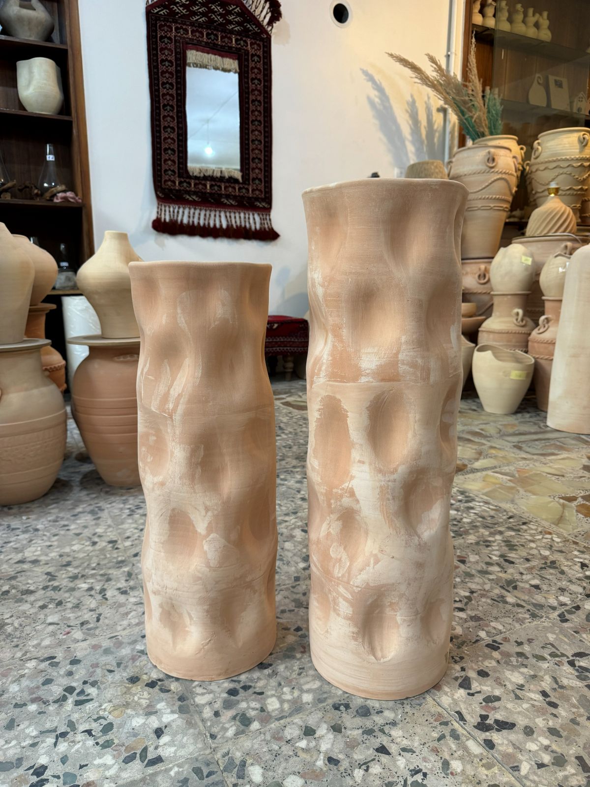 گلدان دفورمه دهانه باز