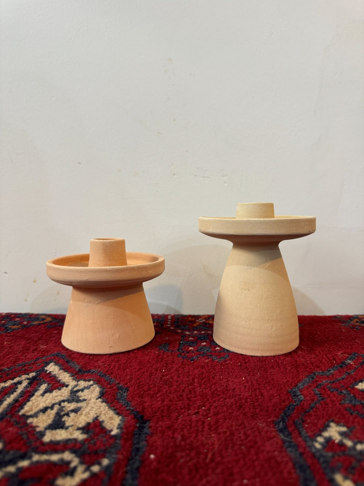 شمعدان بشقابی پایه دار