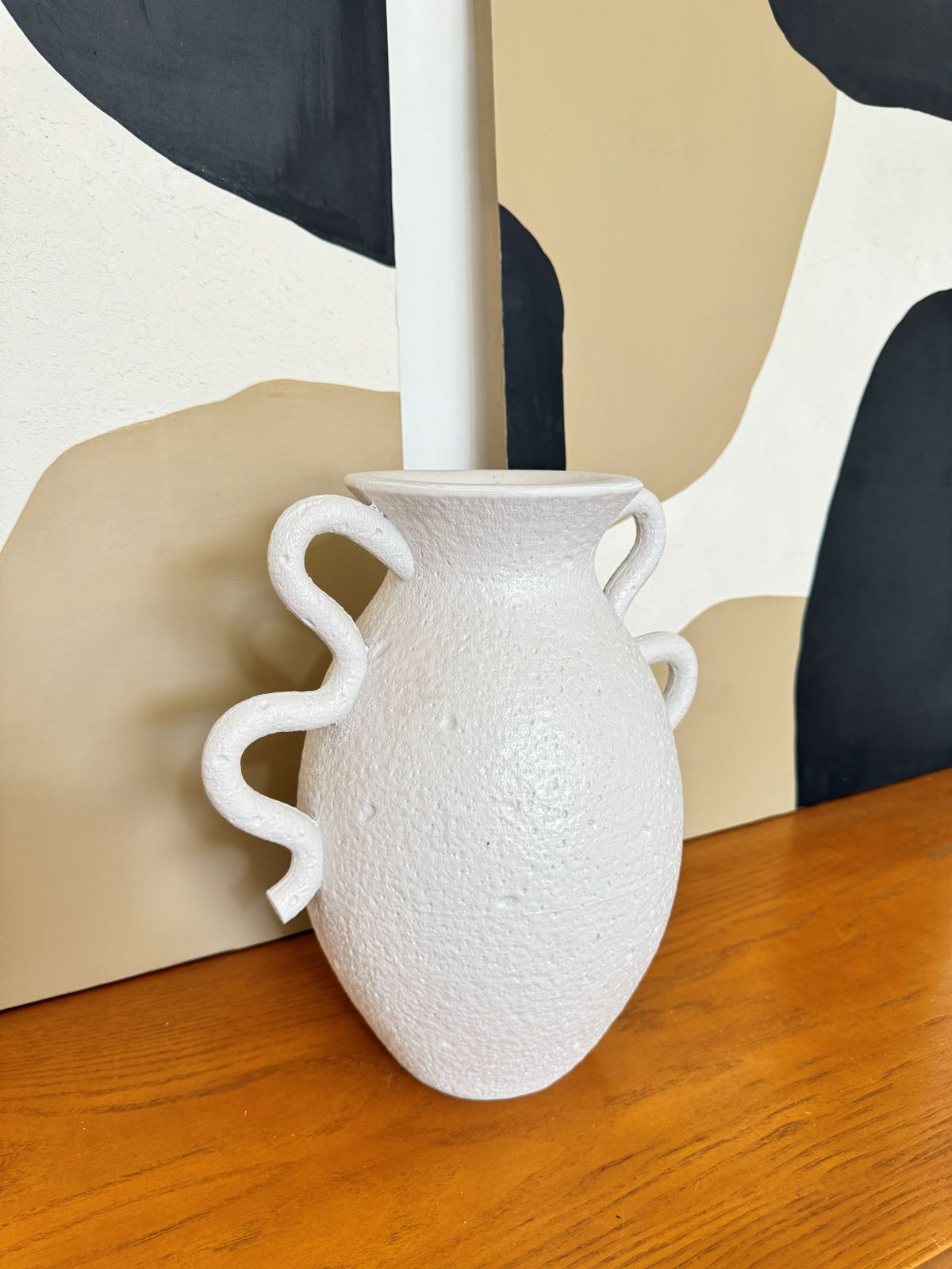 گلدان دسته موجی