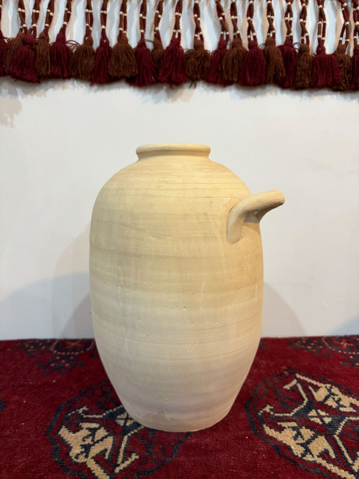 تک دسته بیضی ساده لبه دار